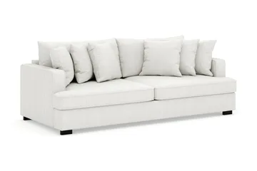 Rossita 4-sits Djup Soffa i Manchester - Offwhite - Products - Möbler - Soffa - Sammetssoffa