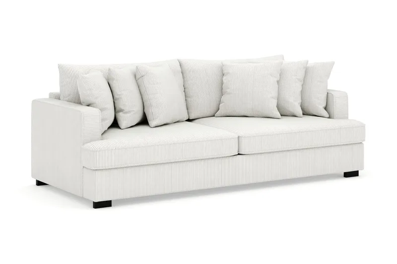 Rossita 4-sits Djup Soffa i Manchester - Offwhite - Products - Möbler - Soffa - Sammetssoffa