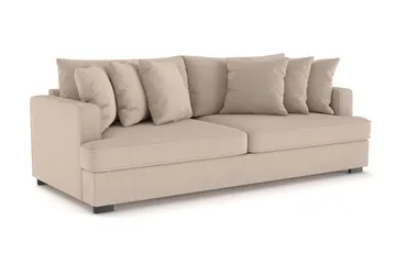 Rossita 4-sits Djup Soffa i Tyg - Beige - Products - Möbler - Soffa - 4 sits soffa