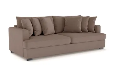 Rossita 4-sits Djup Soffa i Tyg - Brun - Products - Möbler - Soffa - 4 sits soffa