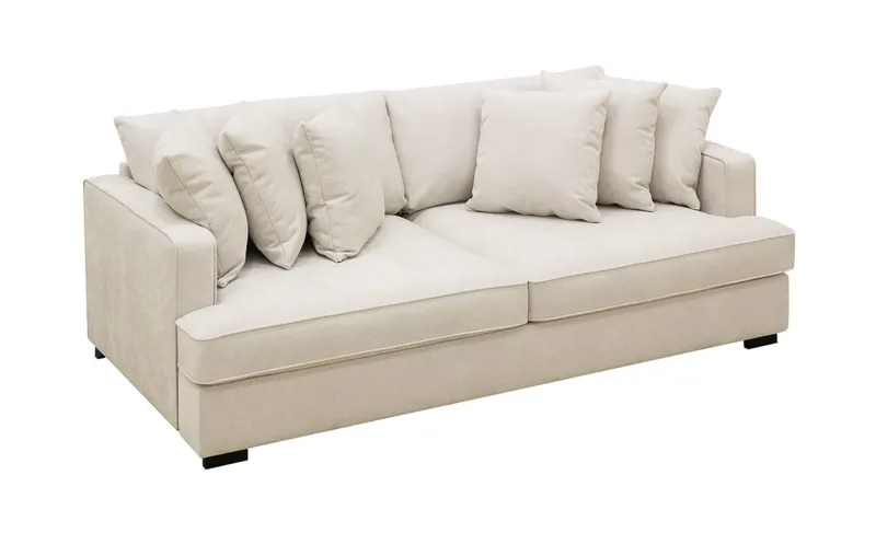 Rossita 4-sits Djup Tygsoffa - Beige - Products - Möbler - Soffa - 4 sits soffa