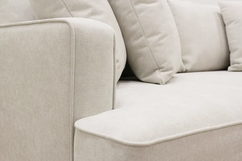 Rossita 4-sits Djup Tygsoffa - Beige - Products - Möbler - Soffa - 4 sits soffa