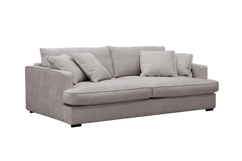 Rossita Lyx 2,5-sits Extra djup Soffa i Chenille - Grå/Brun - Products - Möbler - Soffa - 3 sits soffa