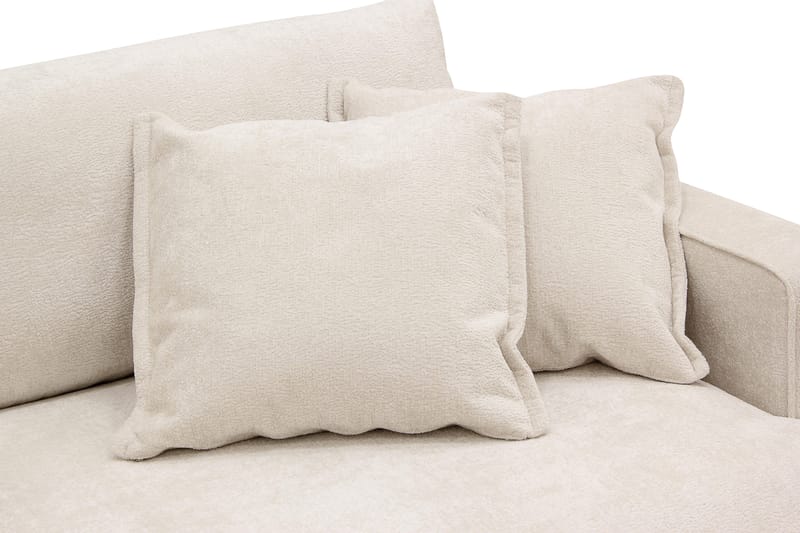 Rossita Lyx 2,5-sits Extra djup Soffa i Chenille - Trenza 06, Beige Chenille - Products - Möbler - Soffa - 3 sits soffa