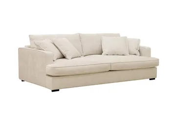 Rossita Lyx 2,5-sits Extra djup Soffa i Chenille - Trenza 06, Beige Chenille - Products - Möbler - Soffa - 3 sits soffa