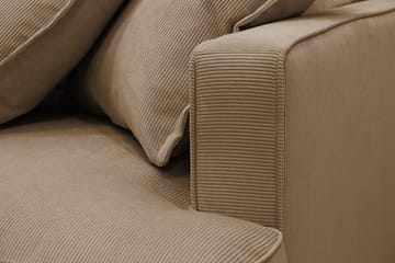 Rossita Lyx 2,5-sits Extra djup Soffa i Manchester - Ljusbrun - Products - Möbler - Soffa - 3 sits soffa