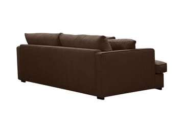 Rossita Lyx 2,5-sits Extra djup Soffa i Manchester - Mörkbrun - Products - Möbler - Soffa - 3 sits soffa