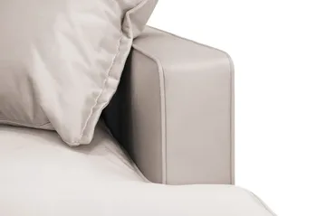 Rossita Lyx 2,5-sits Extra djup Soffa i Sammet - Beige - Products - Möbler - Soffa - 3 sits soffa
