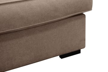 Rossita Lyx 2,5-sits Extra djup Soffa i Tyg - Mörkbrun - Products - Möbler - Soffa - 3 sits soffa