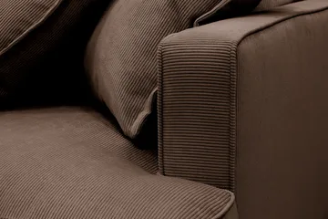 Rossita Lyx 3,5-sits Extra djup Soffa i Manchester - Brun - Products - Möbler - Soffa - 4 sits soffa