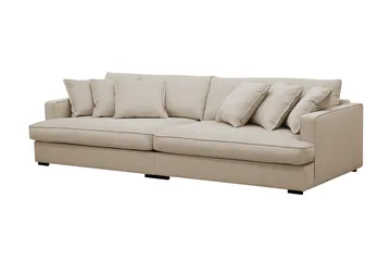 Rossita Lyx 3,5-sits Extra djup Soffa i Manchester - Greige - Products - Möbler - Soffa - 4 sits soffa