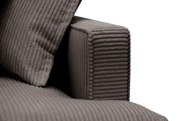 Rossita Lyx 3,5-sits Extra djup Soffa i Manchester - Mörkgrå - Products - Möbler - Soffa - 4 sits soffa
