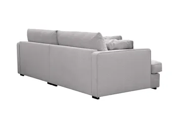 Rossita Lyx 3-sits Extra djup Soffa i Chenille - Grå - Products - Möbler - Soffa - 3 sits soffa