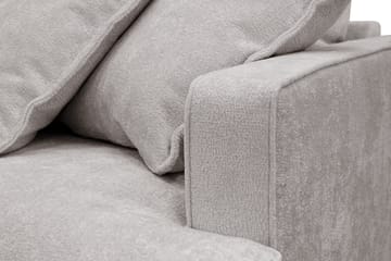 Rossita Lyx 3-sits Extra djup Soffa i Chenille - Grå/Brun - Products - Möbler - Soffa - 3 sits soffa