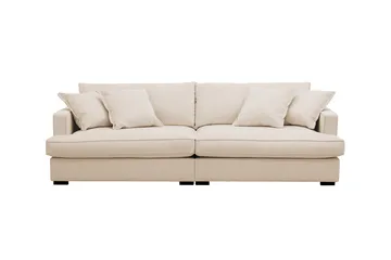 Rossita Lyx 3-sits Extra djup Soffa i Manchester - Beige - Products - Möbler - Soffa - 3 sits soffa