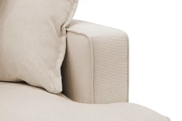 Rossita Lyx 3-sits Extra djup Soffa i Manchester - Beige - Products - Möbler - Soffa - 3 sits soffa