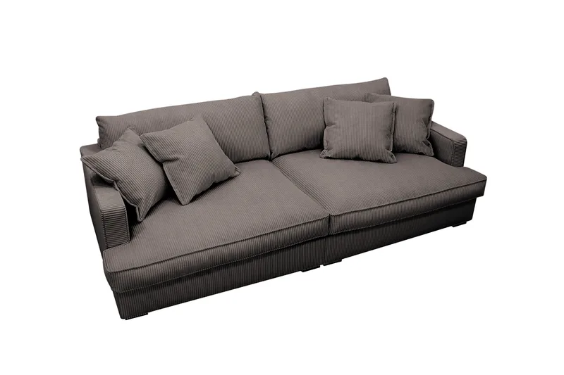 Rossita Lyx 3-sits Extra djup Soffa i Manchester - Brun - Products - Möbler - Soffa - 3 sits soffa