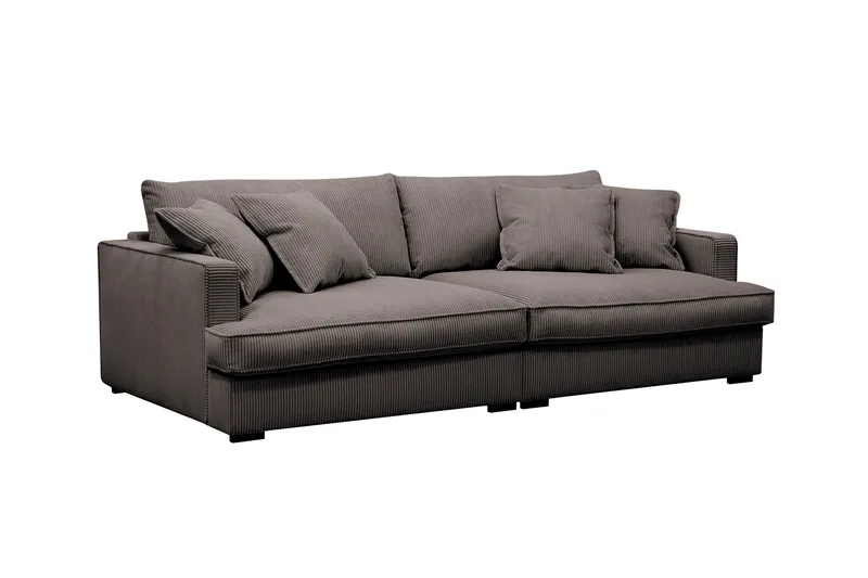 Rossita Lyx 3-sits Extra djup Soffa i Manchester - Brun - Products - Möbler - Soffa - 3 sits soffa