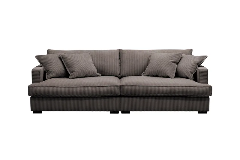 Rossita Lyx 3-sits Extra djup Soffa i Manchester - Brun - Products - Möbler - Soffa - 3 sits soffa