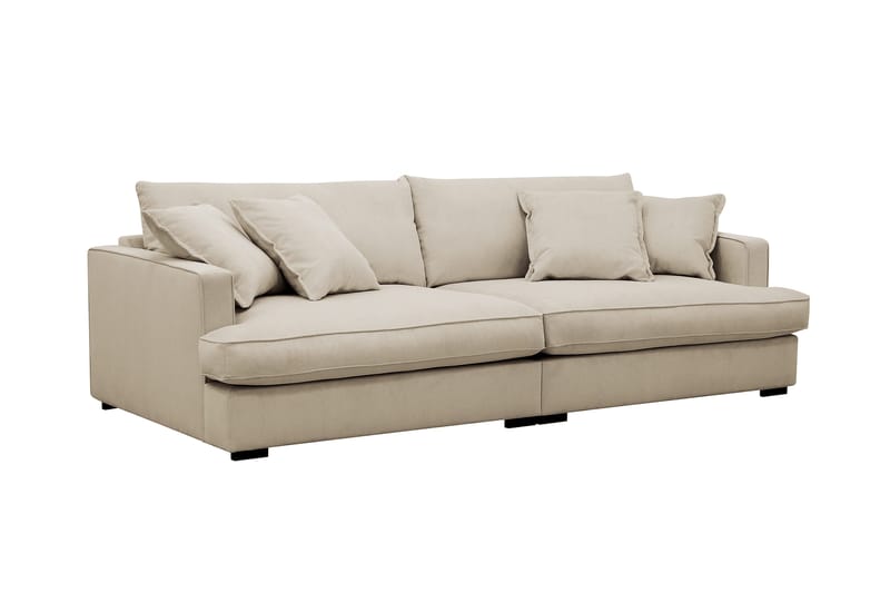 Rossita Lyx 3-sits Extra djup Soffa i Manchester - Kräm - Products - Möbler - Soffa - 3 sits soffa