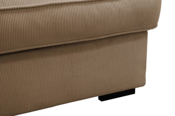 Rossita Lyx 3-sits Extra djup Soffa i Manchester - Ljusbrun - Products - Möbler - Soffa - 3 sits soffa
