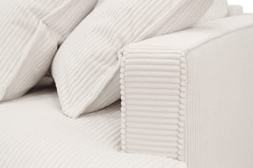Rossita Lyx 3-sits Extra djup Soffa i Manchester - Naturvit - Products - Möbler - Soffa - 3 sits soffa