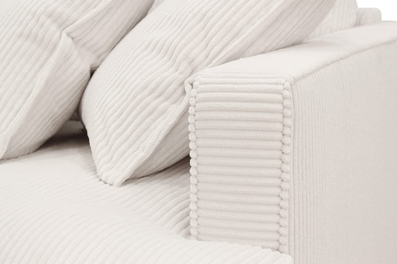 Rossita Lyx 3-sits Extra djup Soffa i Manchester - Naturvit - Products - Möbler - Soffa - 3 sits soffa