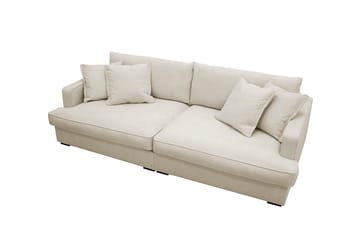 Rossita Lyx 3-sits Extra djup Soffa i Tyg - Beige - Products - Möbler - Soffa - 3 sits soffa