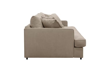 Rossita Lyx 3-sits Extra djup Soffa i Tyg - Brun - Products - Möbler - Soffa - 3 sits soffa