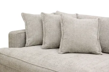 Rossita Lyx 4-sits Extra djup Soffa i Chenille - Grå / Beige - Products - Möbler - Soffa - 4 sits soffa