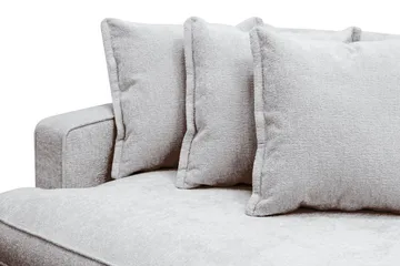 Rossita Lyx 4-sits Extra djup Soffa i Chenille - Grå / Brun - Products - Möbler - Soffa - 4 sits soffa