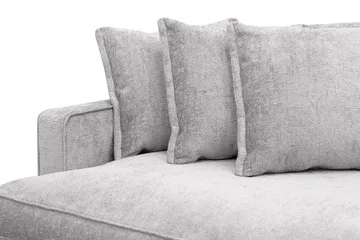 Rossita Lyx 4-sits Extra djup Soffa i Chenille - Grå - Products - Möbler - Soffa - 4 sits soffa