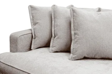 Rossita Lyx 4-sits Extra djup Soffa i Chenille - Trenza 08, Grå/Brun Chenille - Products - Möbler - Soffa - 4 sits soffa