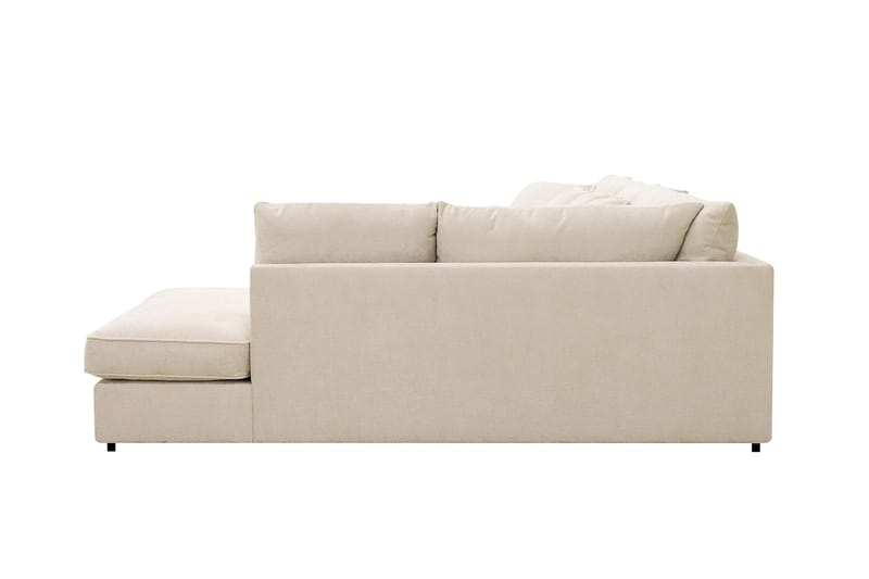 Rossita Lyx 5-sits Högervänd U-formad Extra djup Soffa med Divan och Schäslong i Chenille - Beige - Products - Möbler - Soffa - U-soffa