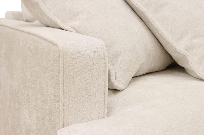 Rossita Lyx 5-sits Högervänd U-formad Extra djup Soffa med Divan och Schäslong i Chenille - Beige - Products - Möbler - Soffa - U-soffa