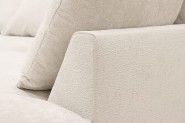 Rossita Lyx 5-sits Högervänd U-formad Extra djup Soffa med Divan och Schäslong i Chenille - Beige - Products - Möbler - Soffa - U-soffa