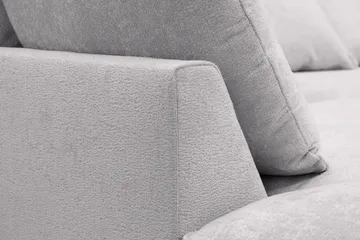 Rossita Lyx 5-sits Högervänd U-formad Extra djup Soffa med Divan och Schäslong i Chenille - Grå - Products - Möbler - Soffa - U-soffa