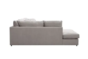 Rossita Lyx 5-sits Högervänd U-formad Extra djup Soffa med Divan och Schäslong i Chenille - Grå/Brun - Products - Möbler - Soffa - U-soffa