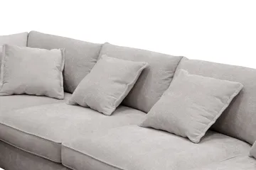 Rossita Lyx 5-sits Högervänd U-formad Extra djup Soffa med Divan och Schäslong i Chenille - Grå/Brun - Products - Möbler - Soffa - U-soffa