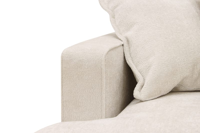 Rossita Lyx 5-sits Högervänd U-formad Extra djup Soffa med Divan och Schäslong i Chenille - Trenza 06, Beige Chenille - Products - Möbler - Soffa - U-soffa