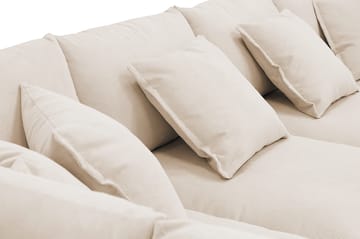Rossita Lyx 5-sits Högervänd U-formad Extra djup Soffa med Divan och Schäslong i Manchester - Beige - Products - Möbler - Soffa - U-soffa