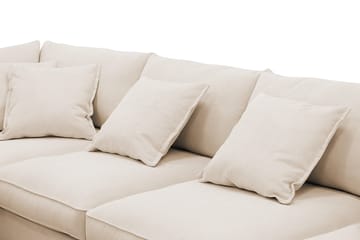 Rossita Lyx 5-sits Högervänd U-formad Extra djup Soffa med Divan och Schäslong i Manchester - Beige - Products - Möbler - Soffa - U-soffa