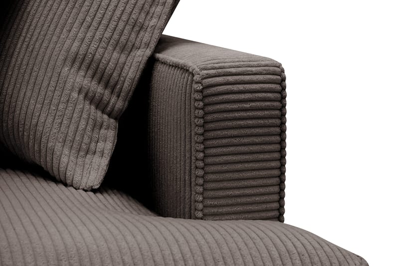 Rossita Lyx 5-sits Högervänd U-formad Extra djup Soffa med Divan och Schäslong i Manchester - Brun - Products - Möbler - Soffa - U-soffa