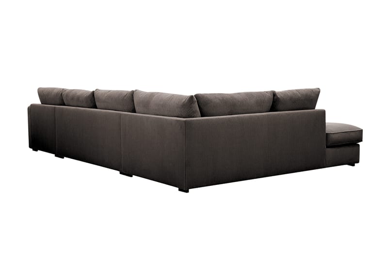 Rossita Lyx 5-sits Högervänd U-formad Extra djup Soffa med Divan och Schäslong i Manchester - Brun - Products - Möbler - Soffa - U-soffa