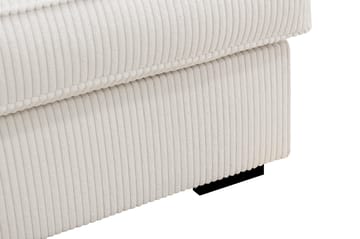 Rossita Lyx 5-sits Högervänd U-formad Extra djup Soffa med Divan och Schäslong i Manchester - Naturvit - Products - Möbler - Soffa - U-soffa