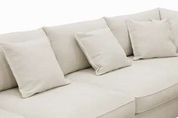 Rossita Lyx 5-sits Högervänd U-formad Extra djup Soffa med Divan och Schäslong i Tyg - Beige - Products - Möbler - Soffa - U-soffa