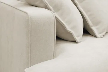 Rossita Lyx 5-sits Högervänd U-formad Extra djup Soffa med Divan och Schäslong i Tyg - Beige - Products - Möbler - Soffa - U-soffa
