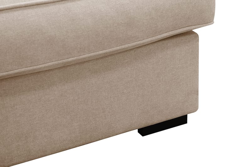 Rossita Lyx 5-sits Högervänd U-formad Extra djup Soffa med Divan och Schäslong i Tyg - Ljusbrun - Products - Möbler - Soffa - U-soffa