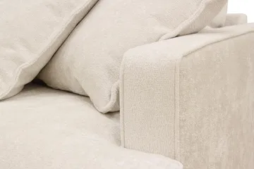 Rossita Lyx 5-sits Vänstervänd U-formad Extra djup Soffa med Divan och Schäslong i Chenille - Beige - Products - Möbler - Soffa - U-soffa
