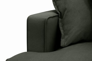 Rossita Lyx 5-sits Vänstervänd U-formad Extra djup Soffa med Divan och Schäslong i Manchester - Mörkgrön - Products - Möbler - Soffa - U-soffa